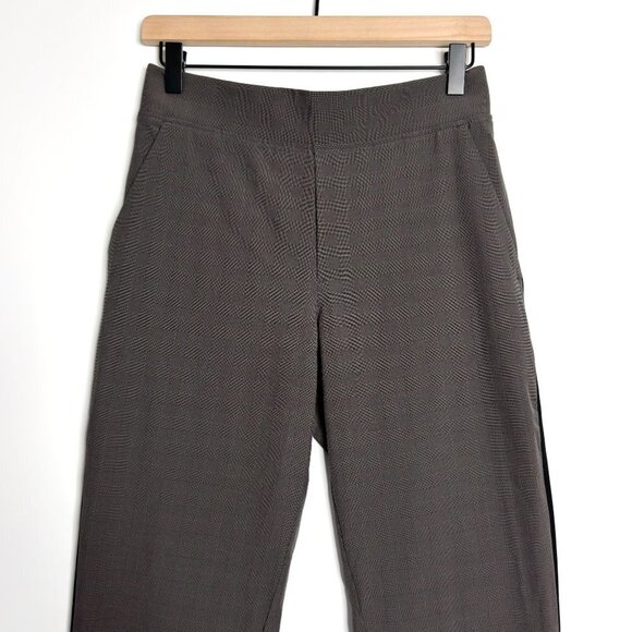 ATHLETA Brooklyn Ankle Pants Brown Plaid - Picture 2 of 7